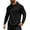 Black, variant on Coshow Men's hooded Sweatshirt Casual Long Sleeve Drawstring Hoodie Pullover with Pocket