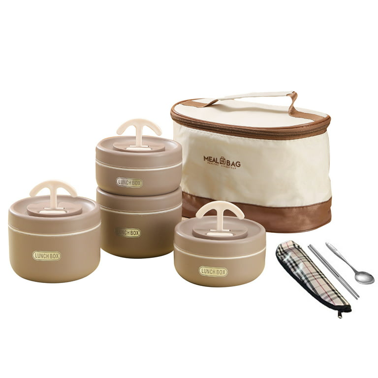 Portable Insulated Lunch Container Set 304 Stainless Steel