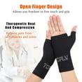 thumbnail image 3 of AMZAM Compression Arthritis Gloves for Unisex, Wrist & Thumb Sleeve, Black L, 3 of 6
