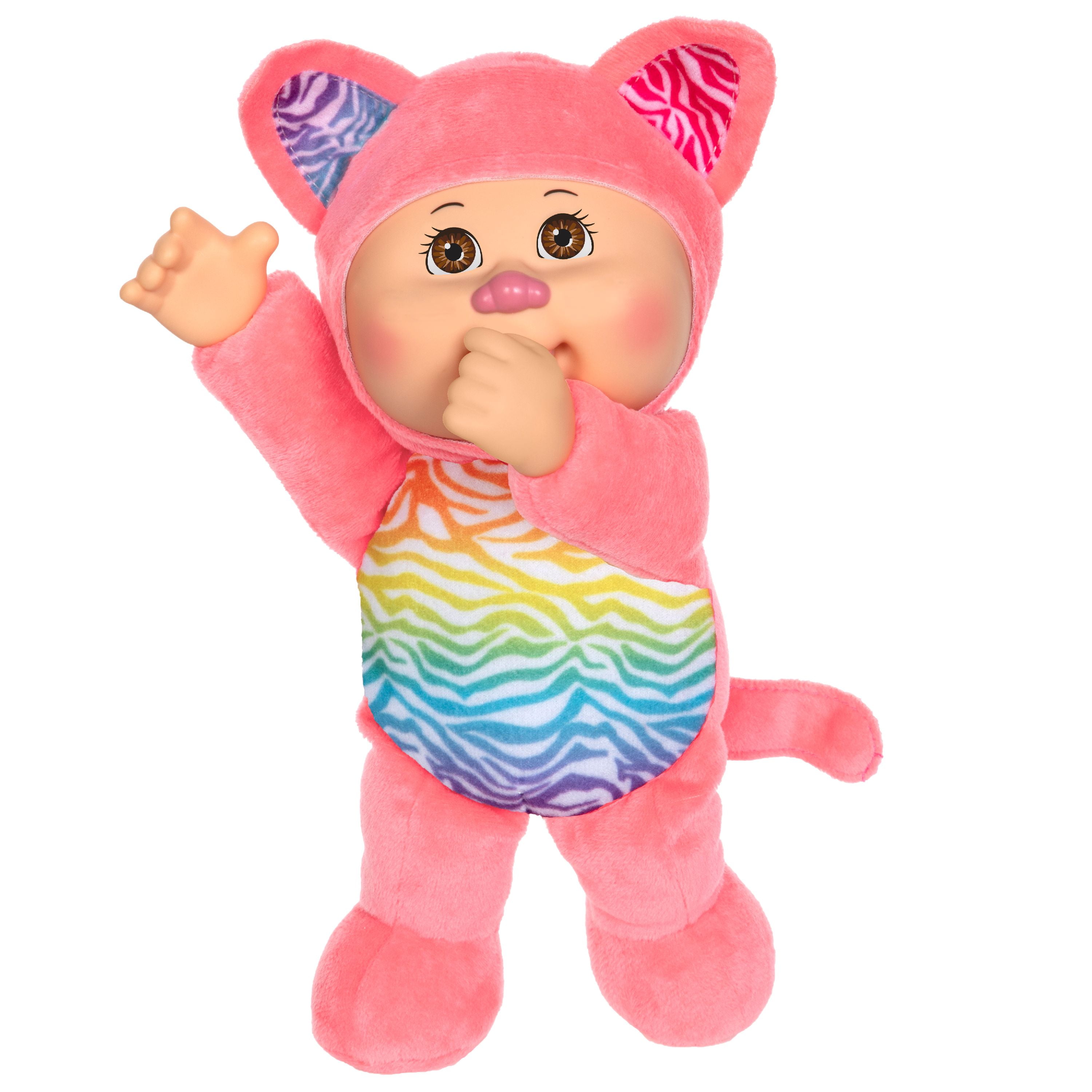 Cabbage Patch Kids Baby so Real Interactive Doll Cat Outfit Blonde Blue Eden for sale online 