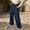 Navy, variant on RTKFRFLM Girls Corduroy Wide Leg Pants Solid Color Relaxed Fit Casual Trousers Khaki 9-10 Years