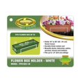 Sun Joe FPH1801W Deco Joe Flower Box Holder in White