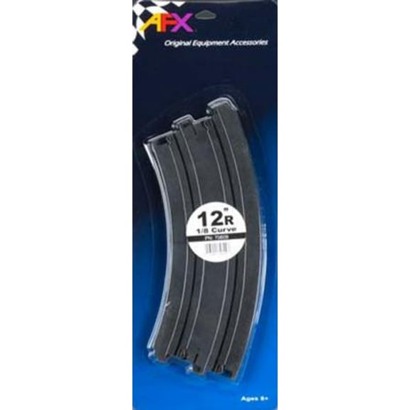 AFX/Racemasters Track, Curve 12" 1/8 Pair, (AFX70609)