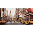thumbnail image 3 of Mannarini, John B. 24x14 Black Modern Framed Museum Art Print Titled - Times Square Perspective, 3 of 5