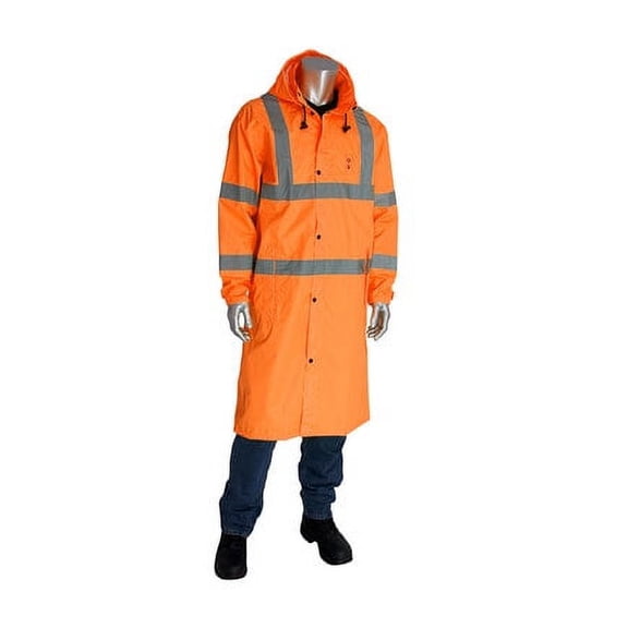 Falcon 353-1048-OR/L Viz™ Rain Suit   Large, Hi Vis Orange