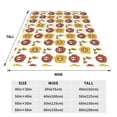 thumbnail image 3 of Balery Sunflowers And Skull Manta de Felpa Suave y Acogedora – Cobija de Franela Aterciopelada para Cama, Lavable y Cálida para Sofá, Mascotas, Transpirable-50"x40", 3 of 7