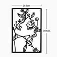 thumbnail image 4 of 3PCS Metal Wall Art Minimalist Wall Decor,12.99*11.11Inch Minimalist Abstract Wall Art Women Body Drawing Wall Sculptures Home Wall Hanging Decor for Bedroom Living Room Bathroom Gold, 4 of 7