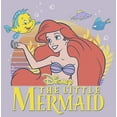 thumbnail image 2 of Junior's The Little Mermaid Ariel and Flounder Sunrise Crop Graphic Tee Tie Dye X Large, 2 of 4