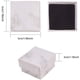 thumbnail image 2 of Paquete de 24 cajas pequeñas cuadradas de cartón kraft para anillos y pendientes, de 1,96 x 1,96 x 1,18 pulgadas, color blanco mármol, ideales para regalo de joyería., 2 of 9