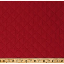 Quilted Double-Face Red 43" Wide Poly Cotton Blend Fabric by the Yard (216-6092)