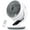 White, variant on Fan for Bedroom, 13-Inch Oscillating Table Air Circulator Fan for Whole Room, 120° Tilt Adjustment, 28dB Ultra-Quiet, 70ft Powerful Airflow, 4 Speeds Desk Fans with Remote for Home, Office