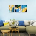 thumbnail image 2 of Canvas Wall Art For Living Room Family Wall Decorations For Bedroom Modern Bathroom Wall Decor Paintings Line Geometric Abstract Pictures Artwork Office Canvas Art Prints Kitchen Home Decor 3 Piece, 2 of 6