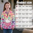thumbnail image 7 of Uorisanigo Girls Half Zip Sweatshirt Oversized Long Sleeve Zipper Sweatshirt School Drop Shoulder Cute Teacup Cat Heart Athletic Tops Outerwear Fall Clothes Quarter-Zip Pullover Jacket, 7 of 7