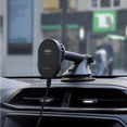thumbnail image 2 of Velox Wireless Pro - MagSafe Compatible Dash & Windshield Car Mount Phone Holder - Blue (Car Charger Included), 2 of 8