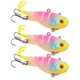 thumbnail image 4 of Señuelo de pesca, 3 piezas de doble cola suave cebo de pesca aparejos de pesca tecnología innovadora, 4 of 9