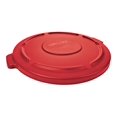 thumbnail image 2 of Rubbermaid Commercial Products FG263100RED BRUTE Heavy-Duty Round Trash/Garbage Lid, 32-Gallon, Red, 2 of 2