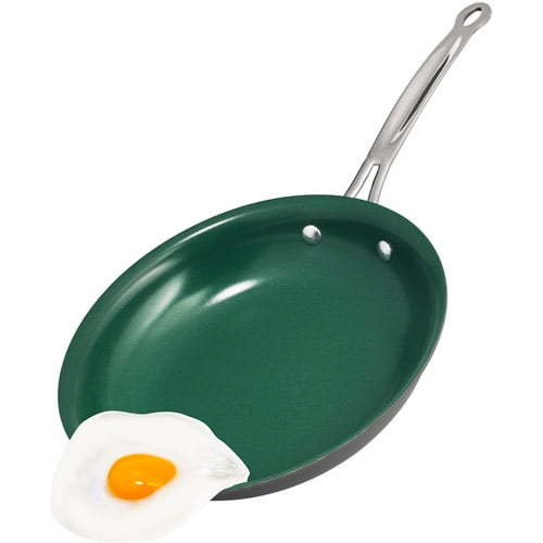 green frying pan
