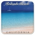thumbnail image 2 of Vinyl Drink Coasters - Set of 4 - Redondo Beach, 2 of 3