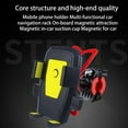 thumbnail image 4 of Limited Time Savings, Car Rearview Mirror Phone Stand, Rotating Vehicle Stand, Motorcycle Navigation Stand, Adjustable Height, Metal Frame, for Office, Aestivo Marked Down | Plastic, Yellow, 4 of 9