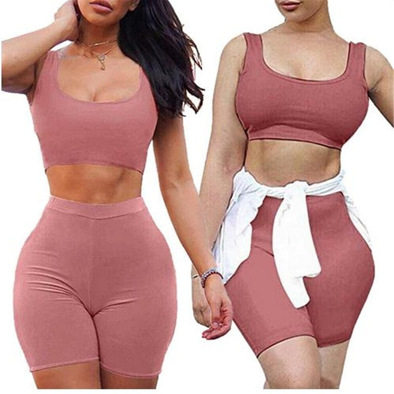summer crop top and skirt set