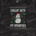 thumbnail image 4 of Inktastic Chillin' with My Snowmies Sweater Style Snowman Boys or Girls Baby Bodysuit, 4 of 5