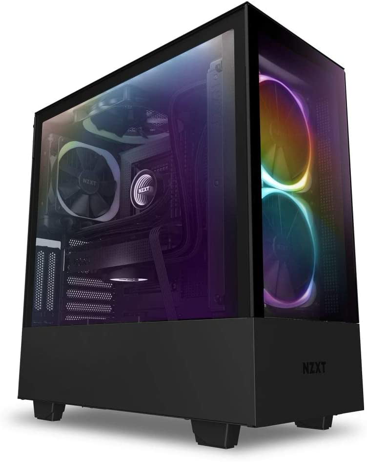ydre træthed tilpasningsevne NZXT H510 Elite - CA-H510E-B1 - Premium Mid-Tower ATX Case PC Gaming Case -  Dual-Tempered Glass Panel - Front I/O USB Type-C Port - Vertical GPU Mount  - Integrated RGB Lighting -