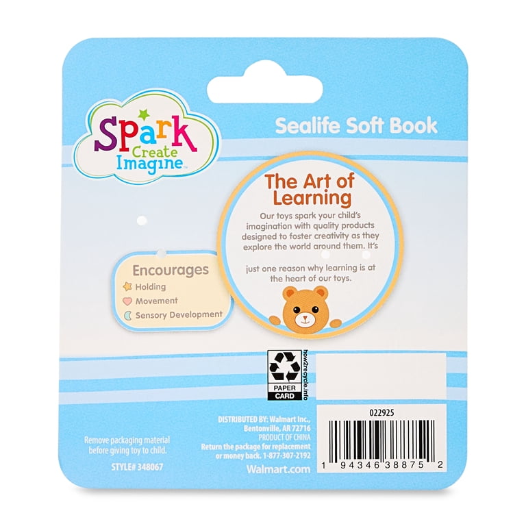 Spark Create Imagine Sea Life Soft Cloth Baby Book photo 4