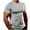 Gray, variant on Xunlbb Men's Shirts T-Shirt for Men Solid Color Sport Shirt with Lapel Short Sleeve Lapel Top/Shirt Gift for Him, S-3XL