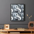thumbnail image 6 of Celestial Love Collection E Framed Print in Black Solid Wood Framed Print No Nail Hanging, 6 of 6