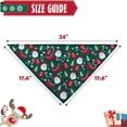 thumbnail image 2 of Paquete de 4 pañuelos SCENEREAL Christmas para perros y gatos, 2 of 6