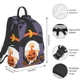 thumbnail image 2 of Fuzoiu Halloween Gnomes Print Lightweight Daypack,Weekender Bag for Men and Women, Travel Backpack with Padded Straps for School, Travel & Work, 2 of 7