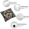 thumbnail image 4 of ARISTURING Gift Lover If My Dog Makes You Uncomfortable I'd Be Happy to Lock You Up in The Other Room Throw Pillow Case Cushion Cover Sofa Decoration (Wood Grain) 2 pcs, 4 of 6