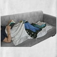 thumbnail image 6 of Butterfly Soft Flannel Fleece Throw Blanket, Creative Conceptual Artwork Monarch Wings Colorful Realistic Natural Wildlife, Cozy Plush for Indoor and Outdoor Use, 50" x 70", Multicolor, by Ambesonne, 6 of 6