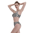 thumbnail image 6 of Picia Snake Women's High Waisted Bikini Scoop Neck Swimsuit Two Pieces Bathing Suit-Medium, 6 of 8