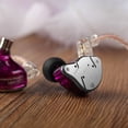 thumbnail image 3 of 1 pcs In Ear Monitor Headphone, HiFi Earbuds Headphone with Balanced Armatures and Dynamic Drivers for Drummer Musician ( No Mic), 3 of 8