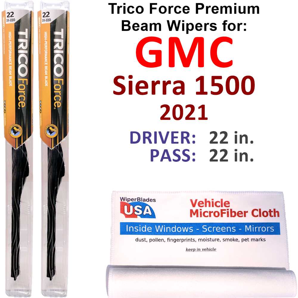 2021 Gmc Sierra Wiper Blade Size