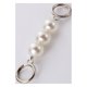thumbnail image 2 of Cadena Extensora De Bolsa Extensor de correa de cadena de repuesto para Bolso de mujer, decoración de cuentas de perlas de imitación (D), 2 of 6