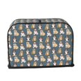 thumbnail image 2 of Daiia Cartoon Bulldog 1 Pattern 2 slice Toaster Cover, Toaster Appliance Dust-proof Cover For Kitchen Small Appliance Dust Cover and Fingerprint Protection, 2 of 7