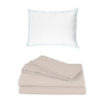 thumbnail image 1 of Juego de Sabanas Individual Basic Crema + Almohada Osos, 1 of 8