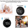 thumbnail image 4 of PENGXIANG Digital Kitchen Timer Magnetic Rotary Digital Timer with Large LED Display   3 Volume Adjustment Portable Display for Gym  Reading  Exercise  Training  Game  Baking  Desk  Senio, 4 of 10