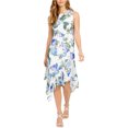 thumbnail image 1 of Vestido Asimétrico floral Calvin Klein para mujer multicolor 8 Asimétrico, 1 of 1
