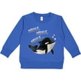 thumbnail image 2 of Inktastic Whale, Whale, Whale Cute Orca Pun Toddler Sweatshirt, 2 of 4