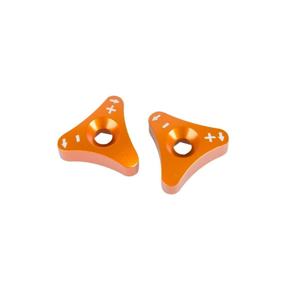 Tusk Billet Wp fork Adjuster Knobs Orange for Ktm 250 Xc-W 2006-2007