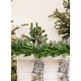 thumbnail image 3 of Serene Spaces Living Artificial Double Cypress Garland, Christmas Tree Garlands, Holiday Decor, 5ft Long, 3 of 5