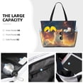 thumbnail image 3 of Daiia Starry Sky Constellation Cat Beach Travel Bag - Water-Resistant Beach Bag, Lightweight Tote with 7 Pockets for Women and Men - Gym,Pool,Camping,Reusable Grocery Bag, 3 of 7