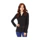 thumbnail image 1 of Aeropostale Signature Shimmer - Camiseta con botones para mujer, color negro, extragrande, 1 of 1
