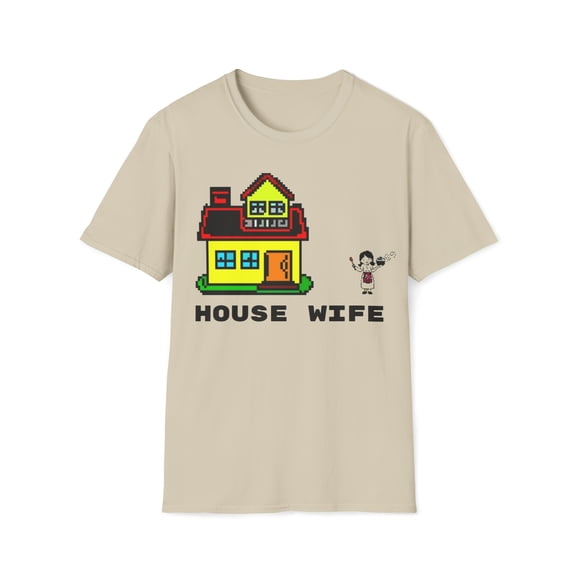 house wife shirt - Unisex Softstyle T-Shirt