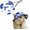Blue White, variant on Minzimin Dog/Cat Sun Hat,1PC Adjustable Princess Dog Bucket Hat with Ear Holes, Dogs Visor Cap Pet Fisherman Hat for Pupies Small Dogs Cat Outdoor Sport