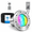 6inch-AC120V-100FT, variant on 2inch-AC120V RGB Multi-Color Waterproof LED Spa Light for Hot Tubs Cold Plunge Pools Ice Baths