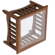 WASHWEPE 27Pcs Miniature Doll House Furniture for Study Room 11 8In